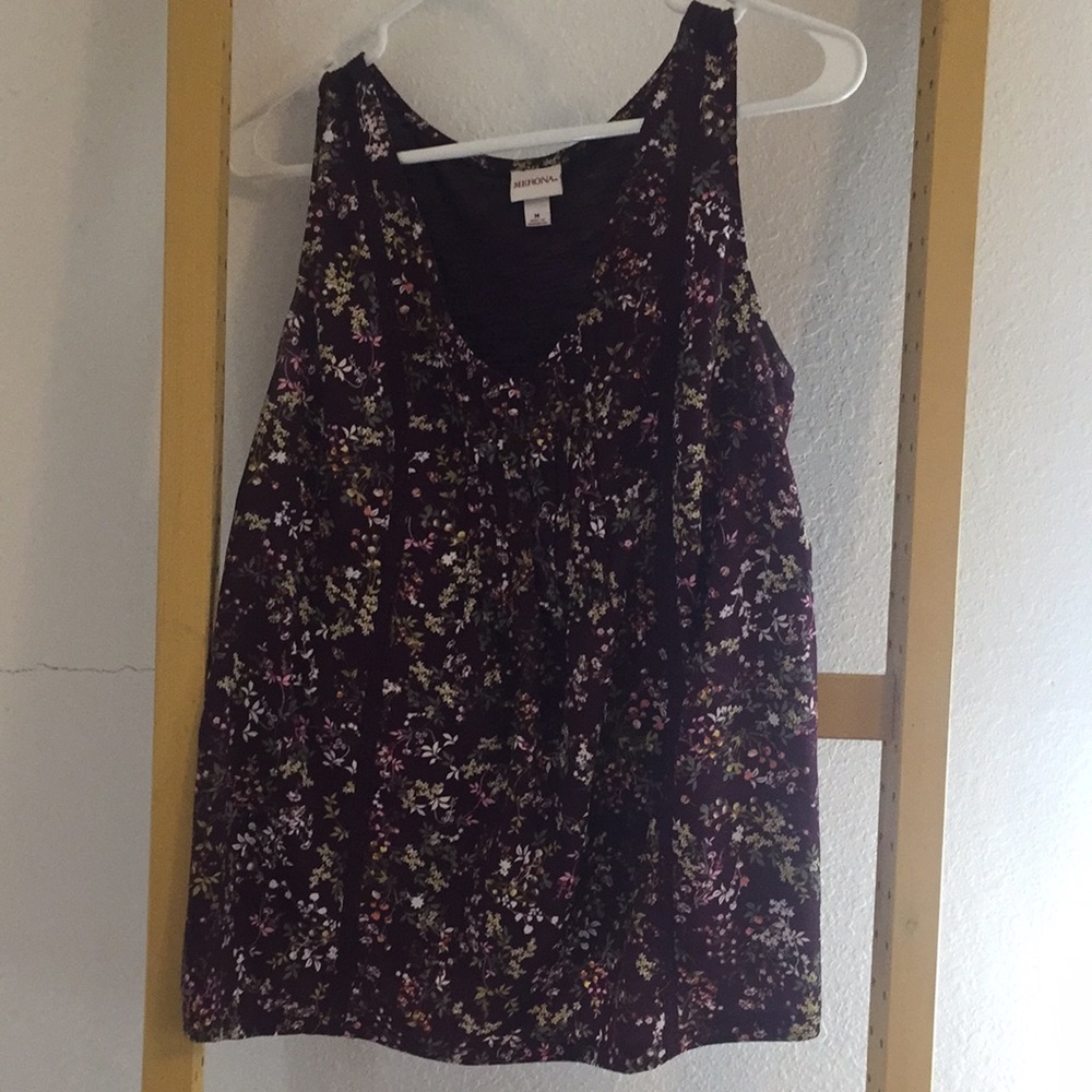Floral tank top